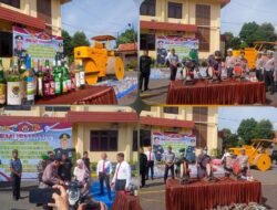 Wartawan Kecewa!! Pemusnahan Miras dan Kenalpot Brong Polres Pasuruan Dinilai Hanya Gimmick